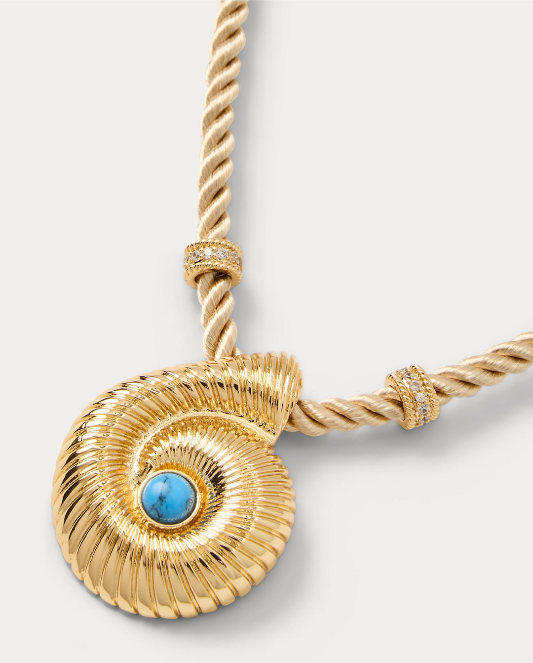 Shell Shine Necklace - Gold Metallic