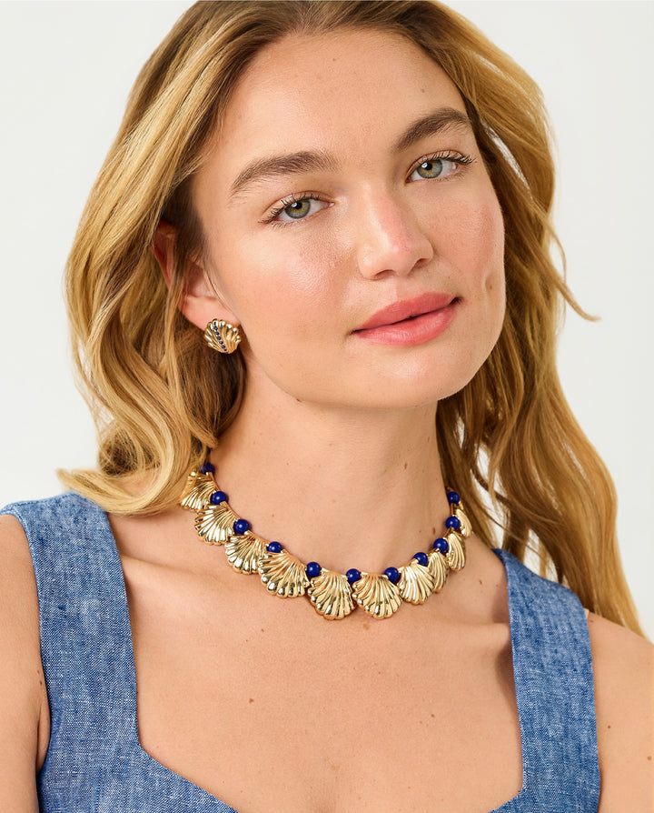 Shelden Necklace - Starlight Navy