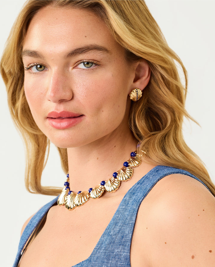 Shelden Necklace - Starlight Navy
