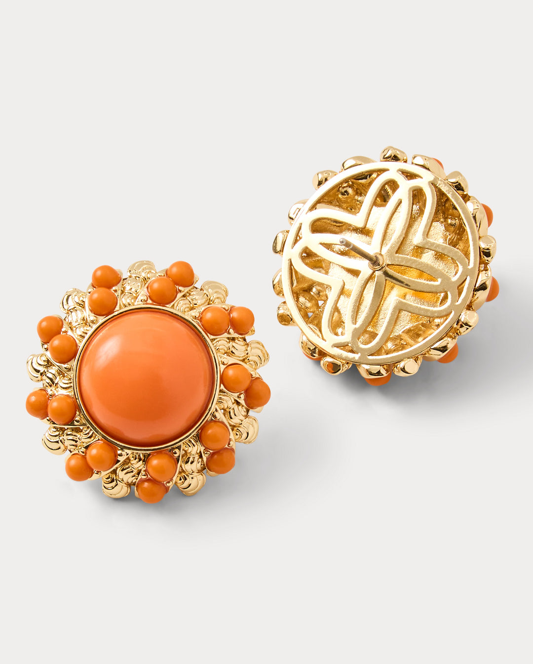 Seaside Harbour Earrings - Sunset Orange