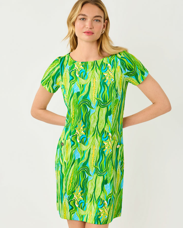 Chelle Upf 50+ Dress - Turquoise Tide Sweet Corn