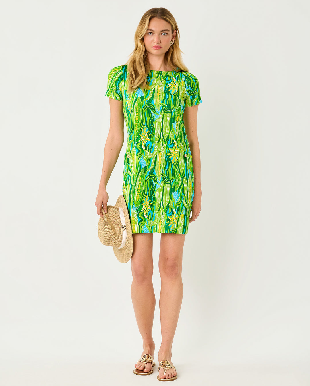 Chelle Upf 50+ Dress - Turquoise Tide Sweet Corn