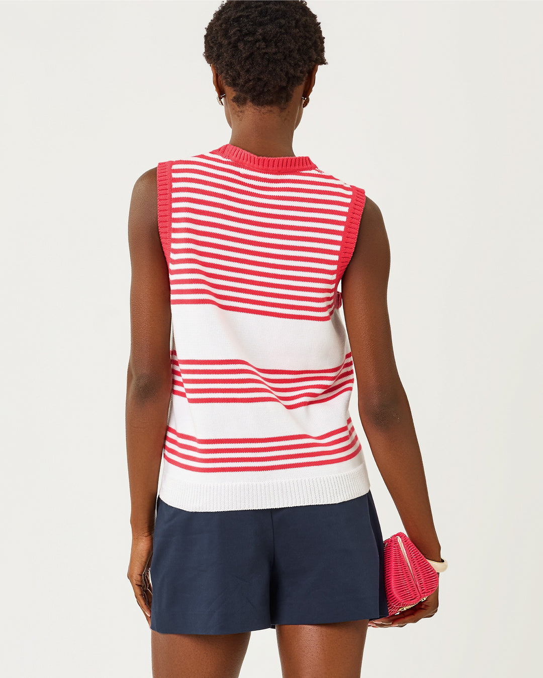 Breelan Sweater Shell - Paradise Punch Nautical Embroidery