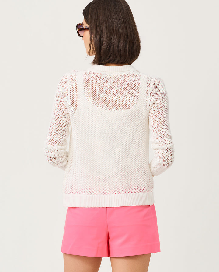 Cormac Mesh Sweater Set - Resort White Tooty Fruity Crochet