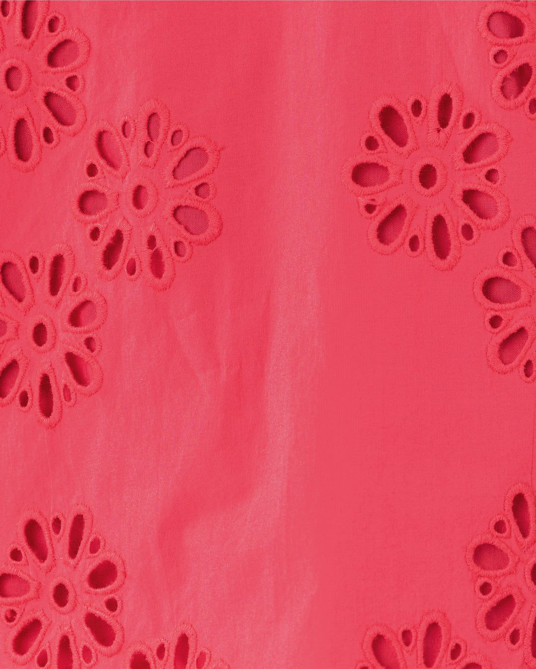 Castine Short Sleeve Top - Paradise Punch Medallion Petals Eyelet