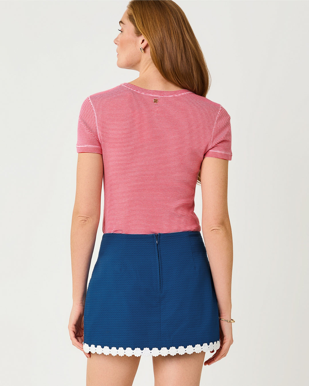 Danica Knit Top - Multi Anchor Mini Embroidery