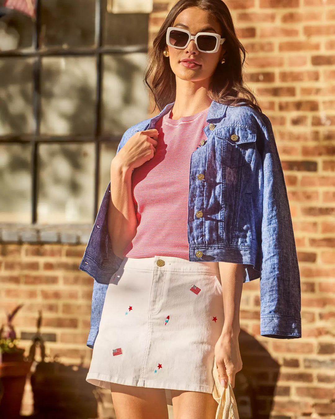 Colette Denim Skort