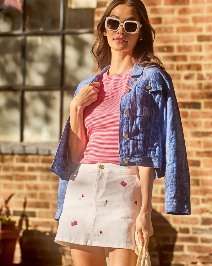 Colette Denim Skort