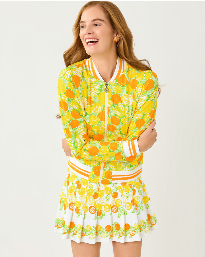 Jaydea Upf 50+ Jacket - Island Palm Zesty
