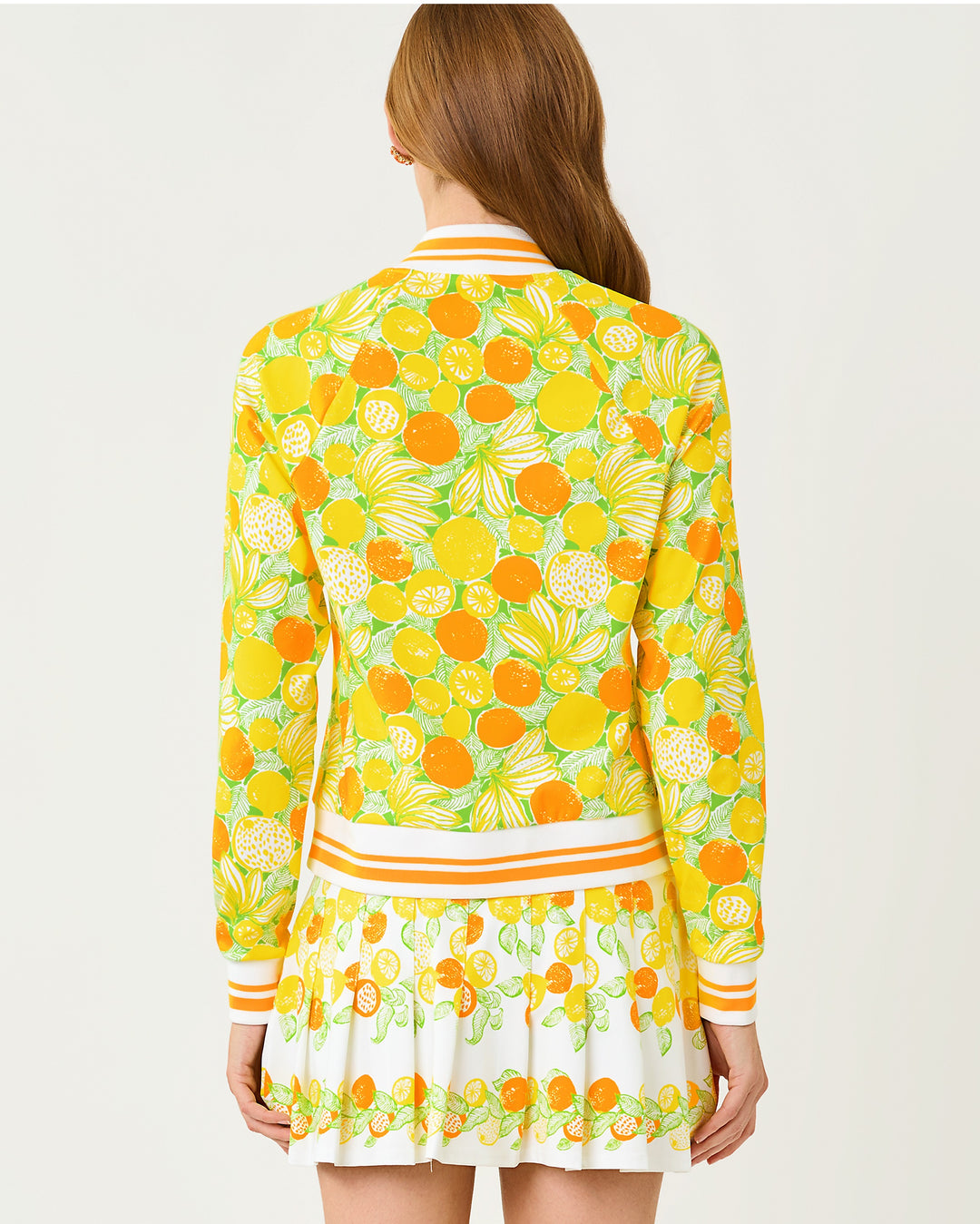 Jaydea Upf 50+ Jacket - Island Palm Zesty