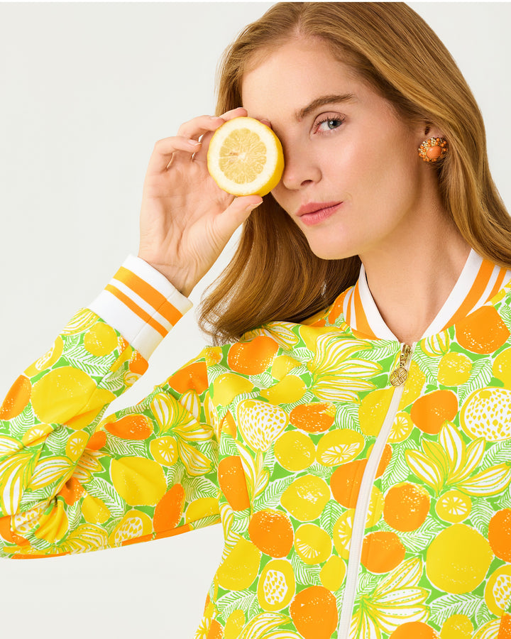 Jaydea Upf 50+ Jacket - Island Palm Zesty