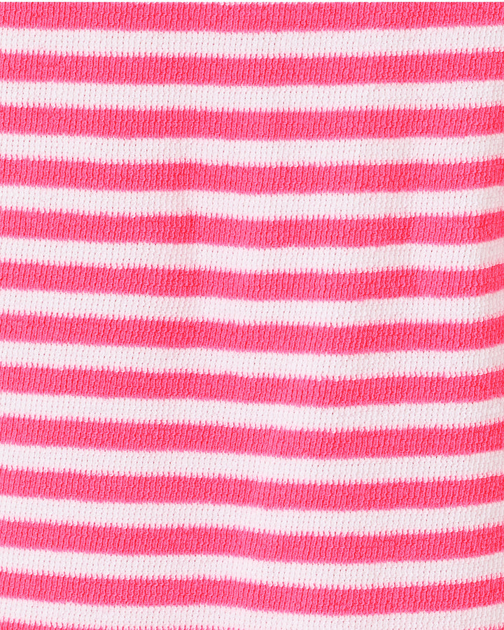 Maralyn Dress - Cherry Blossom Pink St Tropez Stripe