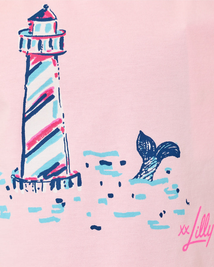 Girls Mini Clairmont Top - Multi Lighthouse Childrens Graphic