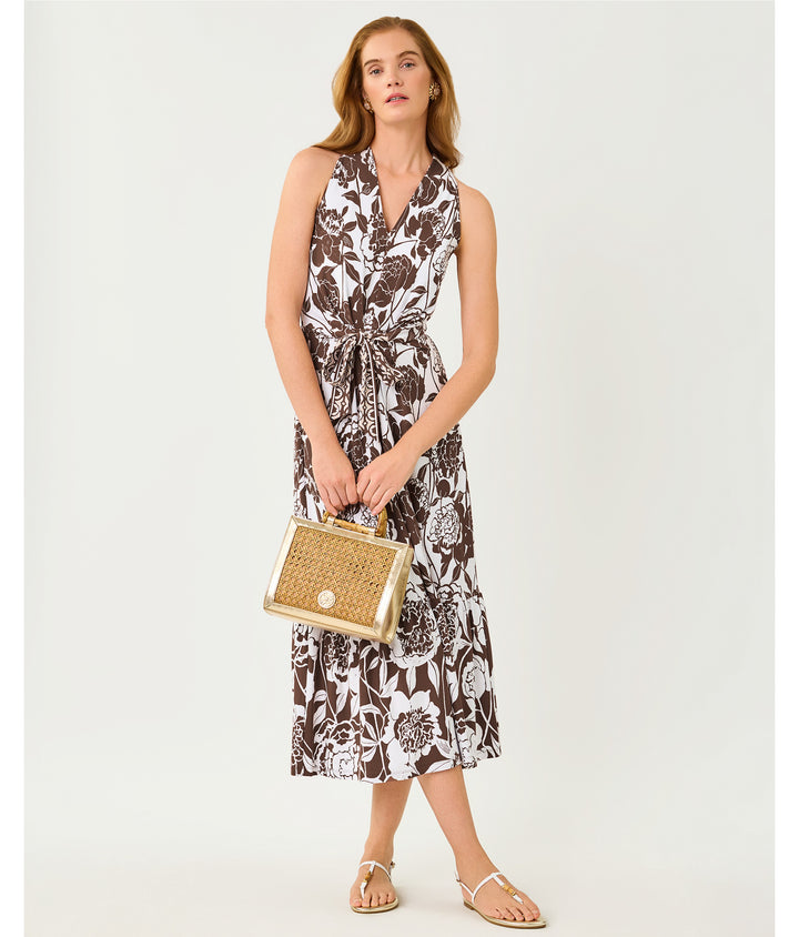 Wisteria Midi Dress - Resort White Marni Engineered