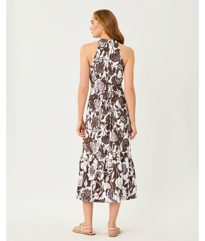 Wisteria Midi Dress - Resort White Marni Engineered
