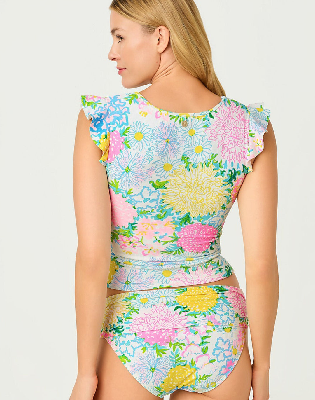 Jossette Tankini - Multi Lilly Garden
