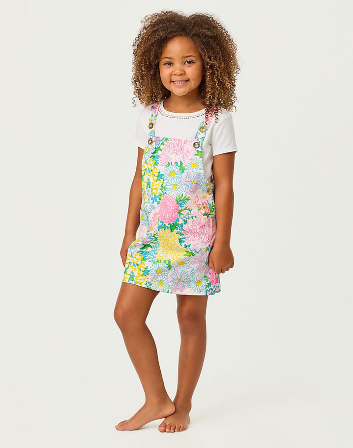 Varney Overall Dress - Multi Lilly Garden
