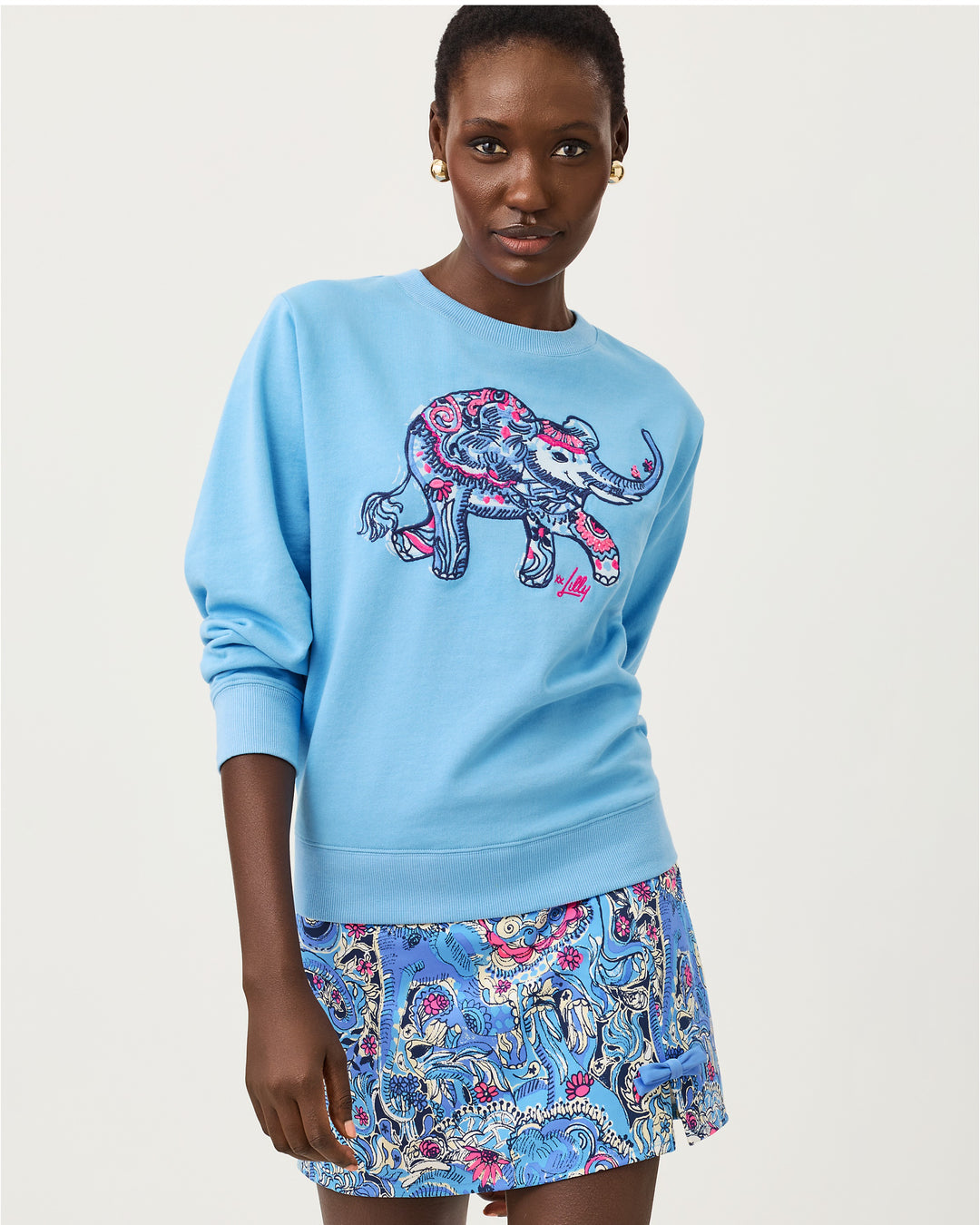 Meena Upf 50+ Bow Skort - Multi Paisley Parade