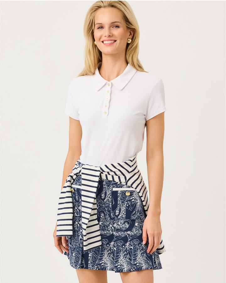 Luisa Upf 50+ Skort -  Low Tide Navy Lil Palm Prowl Golf