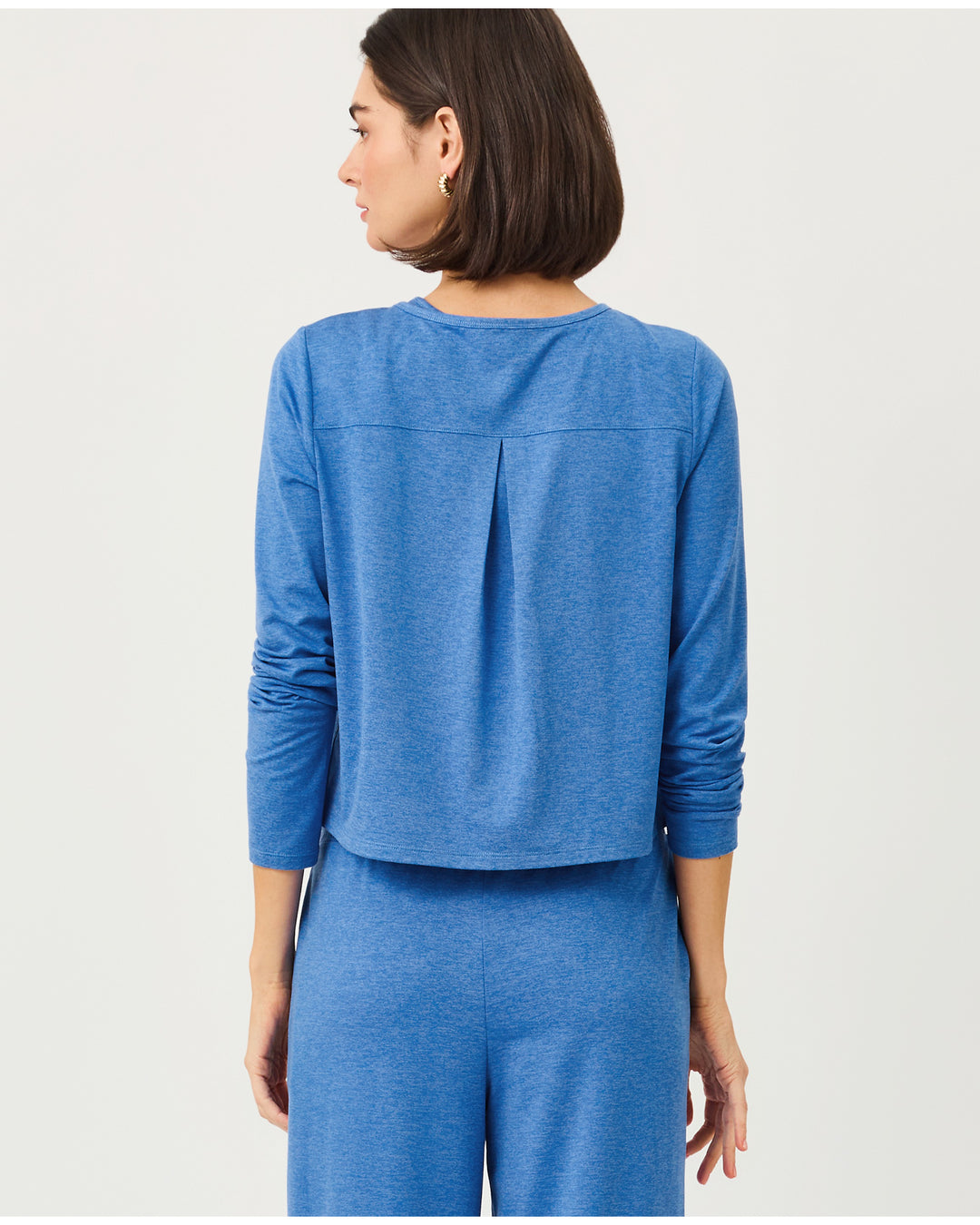 Kai Upf 50+ Cardigan - Heathered Merriweather Blue