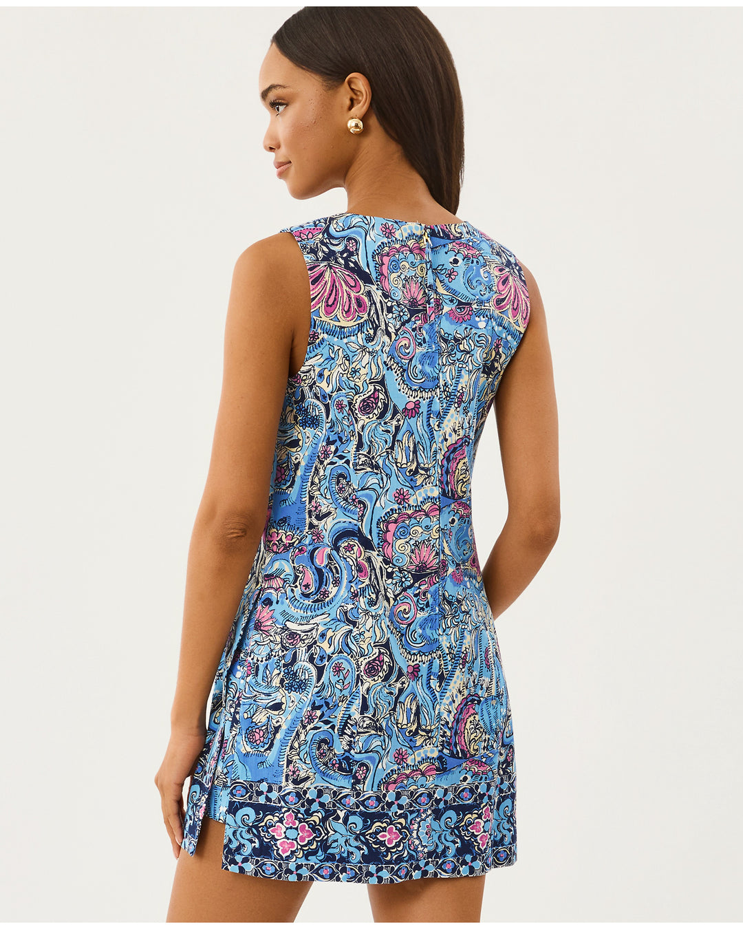 Paloma Shift Romper - Multi Paisley Parade