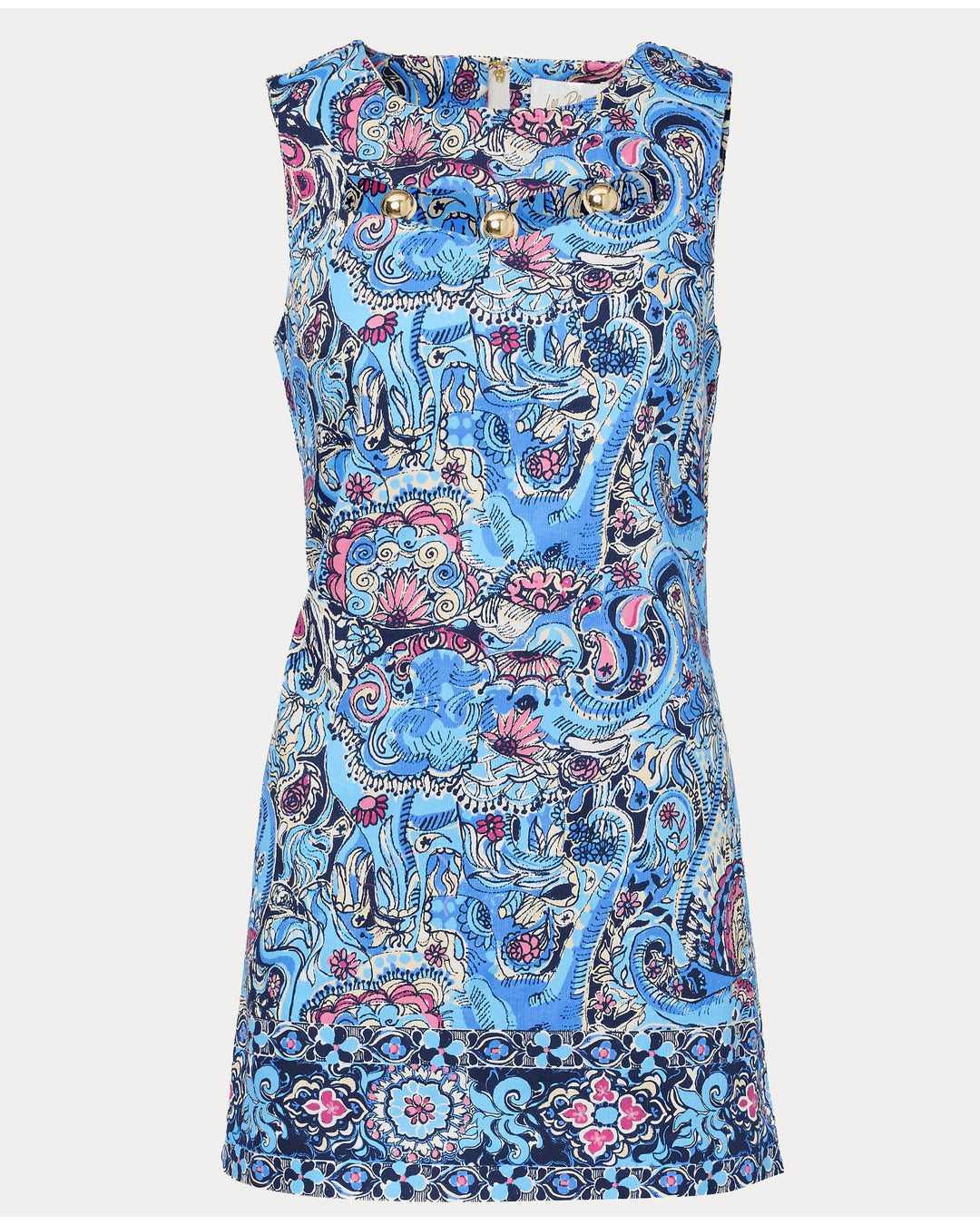 Paloma Shift Romper - Multi Paisley Parade
