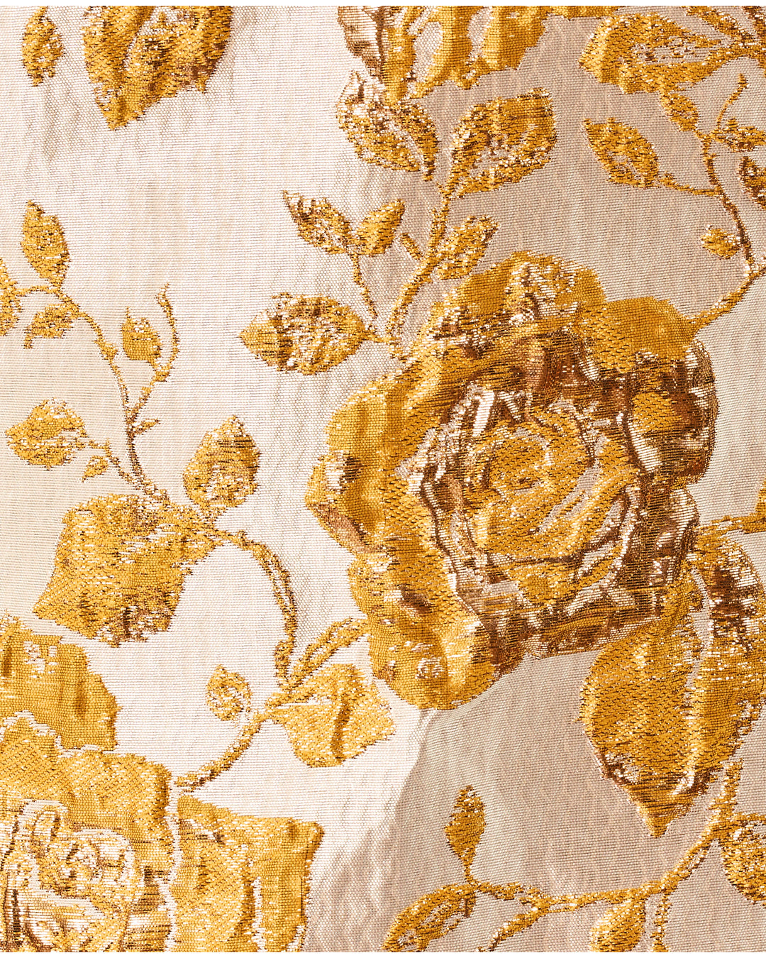 Paily Brocade Top - Begonia Gold in Full Bloom