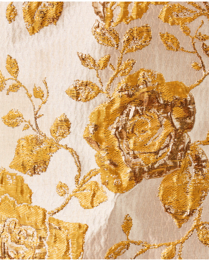 Paily Brocade Top - Begonia Gold in Full Bloom