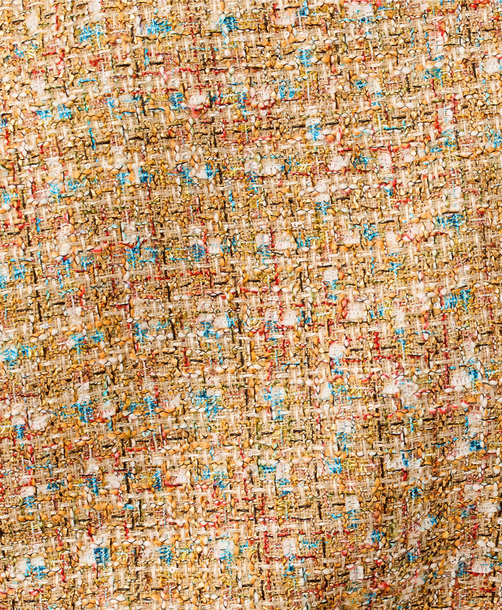 Gwynnie Boucle Jacket - Iced Latte Golden
