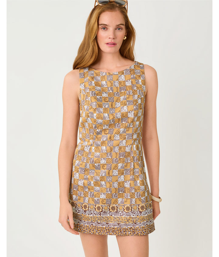 Oriana Shift Romper - Iced Latte Lil Cheeteh