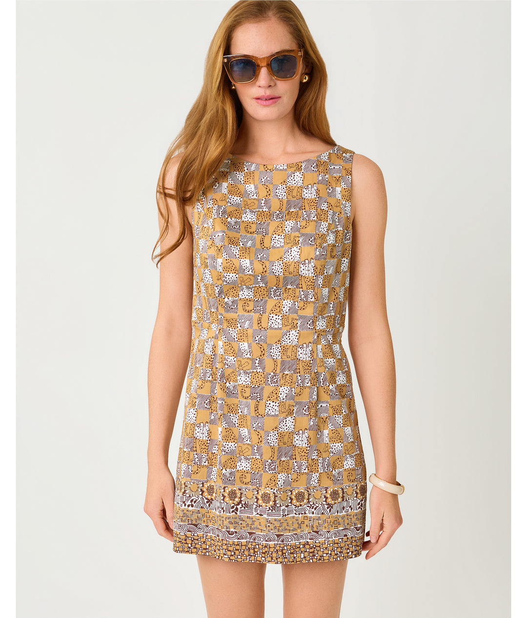 Oriana Shift Romper - Iced Latte Lil Cheeteh