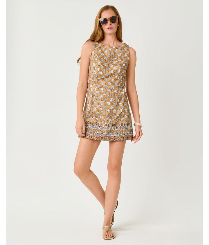Oriana Shift Romper - Iced Latte Lil Cheeteh