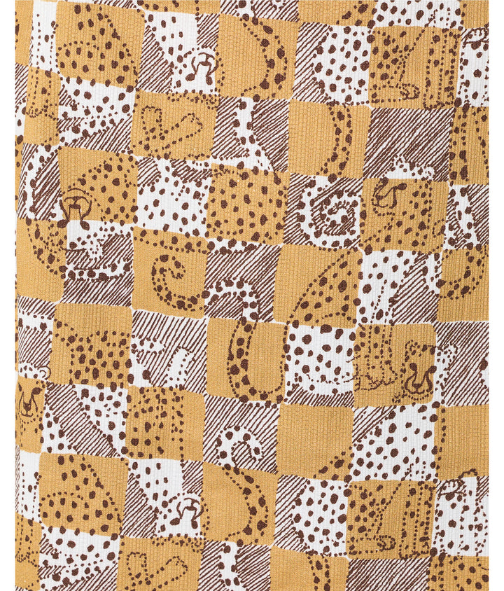 Oriana Shift Romper - Iced Latte Lil Cheeteh