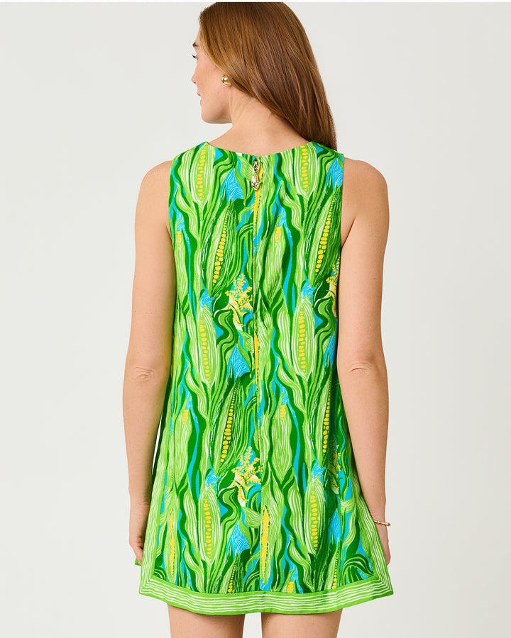 Aisling Shift Romper - Turquoise Tide Sweet Corn