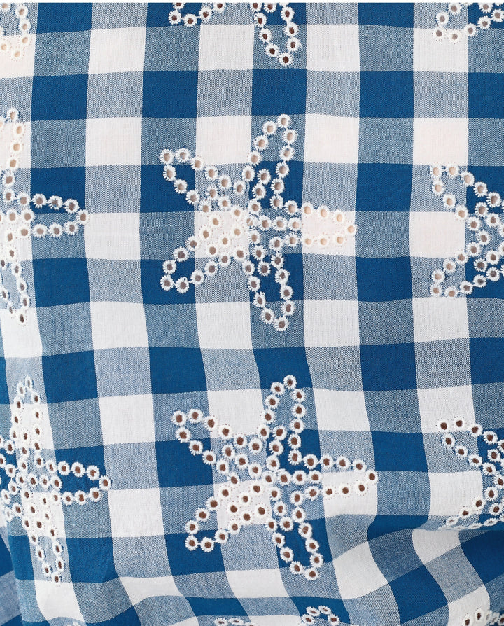 Kavalla Sleeveless Ruffle Top - Starlight Navy Starfishing