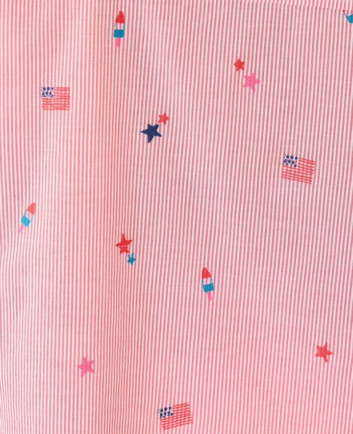 Bondi Button Down Shirt - Paradise Punch Its A 250th Celebration