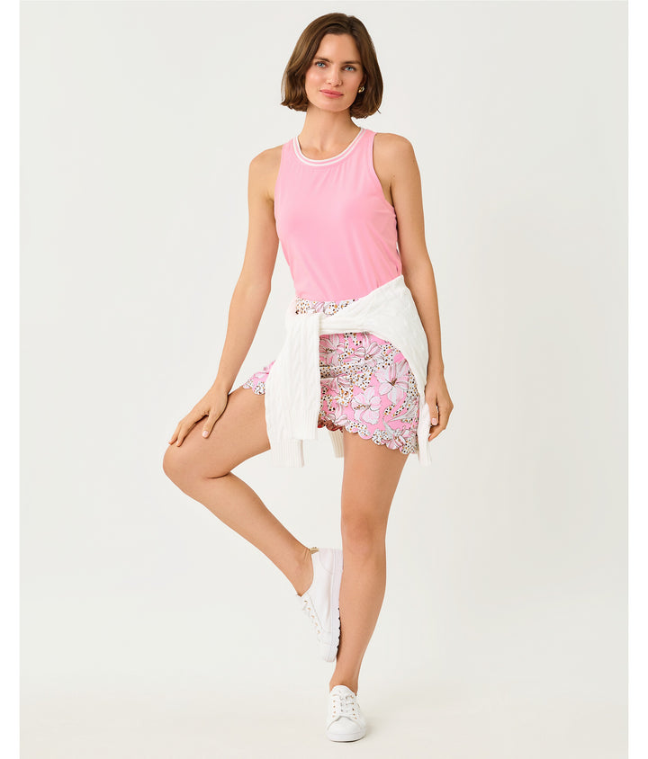 Meena Upf 50+ Scallop Skort - Conch Shell Pink Wildness