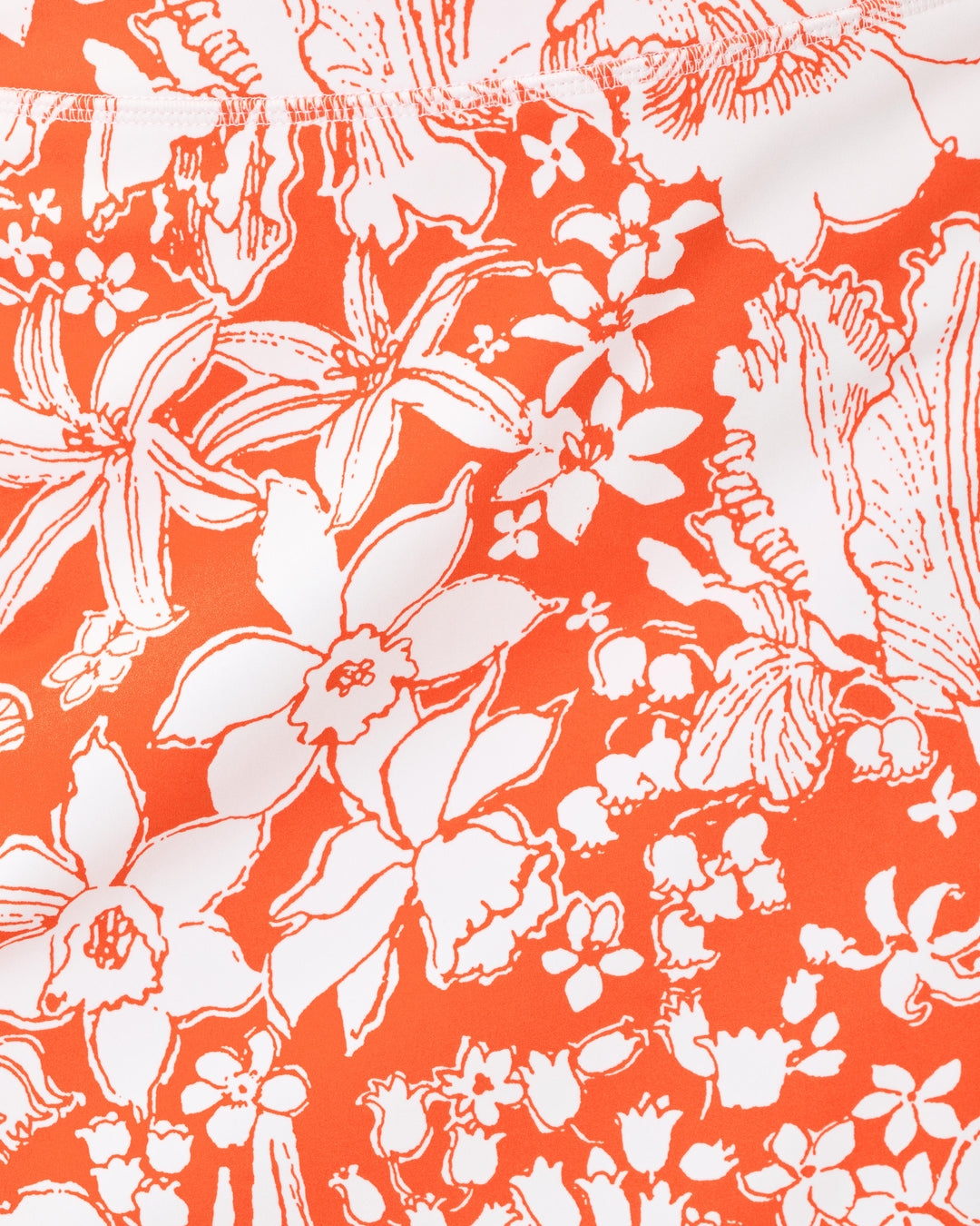 Jolena Upf 50+ Skort - Sunset Orange Budding Romance