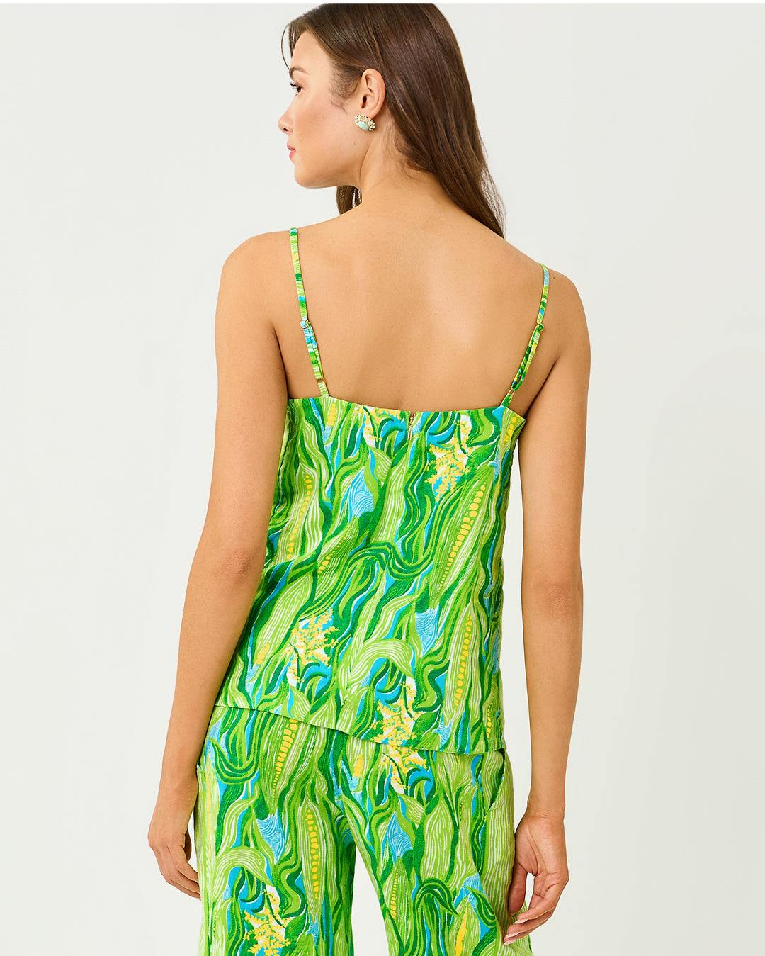 Jesslyn Top - Turquoise Tide Sweet Corn