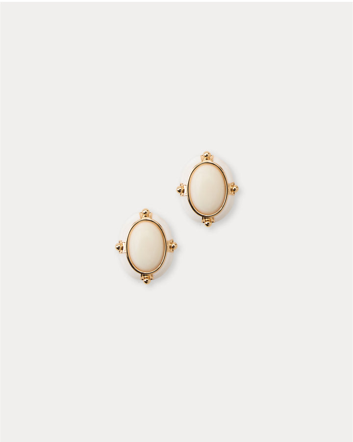 Palm Prowl Earrings - Coconut