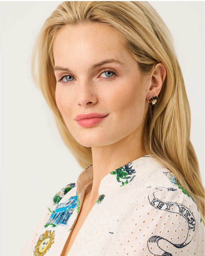 Camouflage Catwalk Earring - Coco Beach