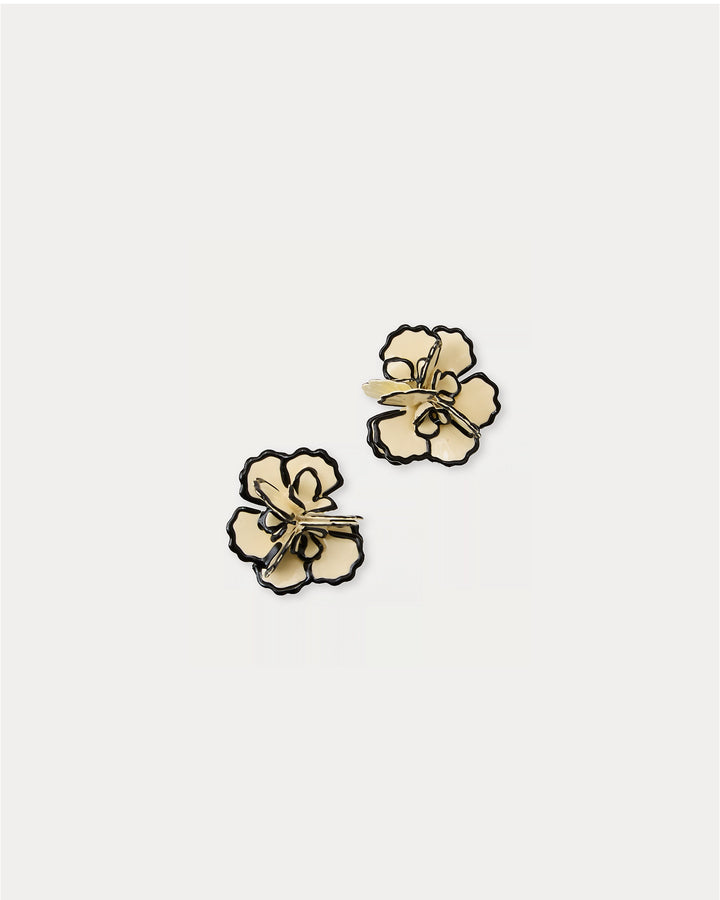 Blushing Blooms Earrings - Coconut
