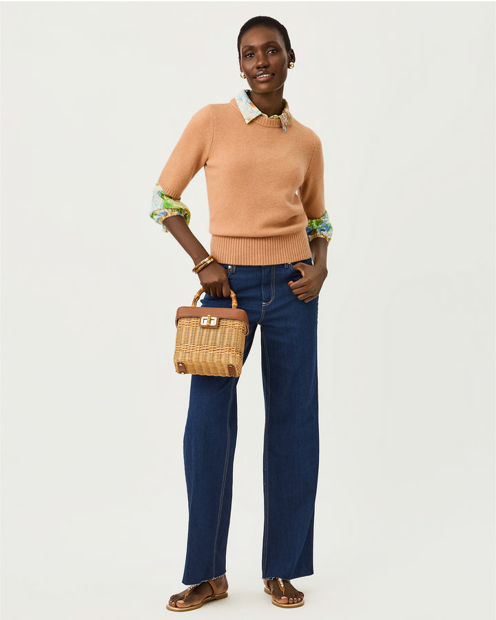Viviann Sweater - Heathered Iced Latte X Sympeony