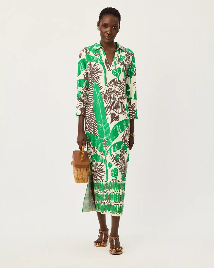 UPF 50+ Mandi Midi Dress - Vanilla Spice