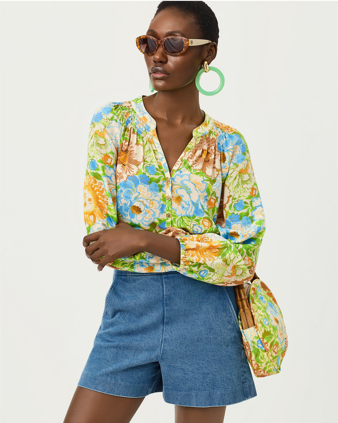 Sarissa Stretch Denim Short - Sympeony Wash
