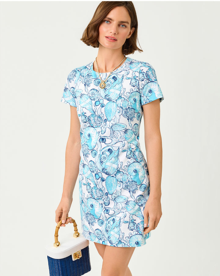 Melodie Skirted Romper - Resort White Shell Shine