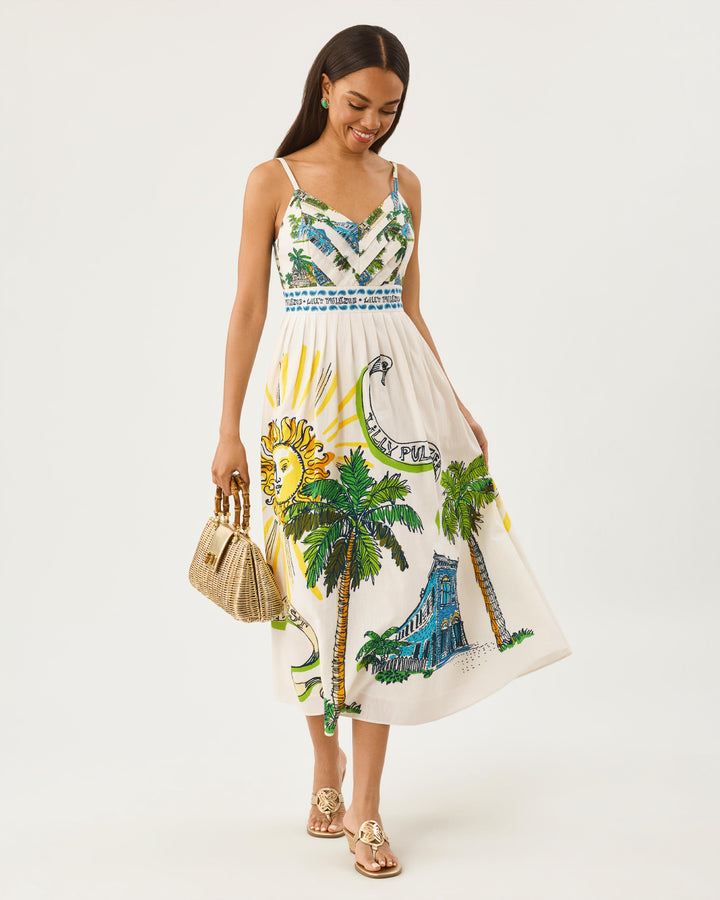 Wendley Midi Dress - Coconut