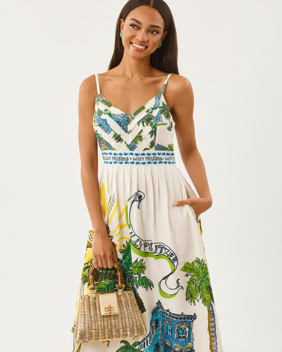 Wendley Midi Dress - Coconut