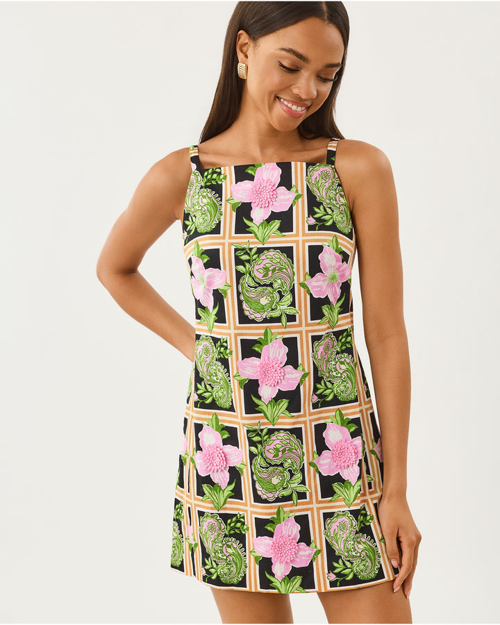 Chelly Shift Romper - Onyx Window Shopper