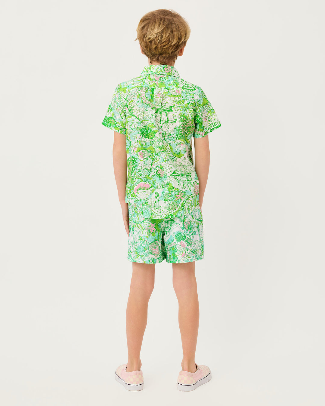 Boys Lavin Button Down Shirt - Resort White Ship To Shore